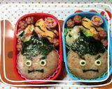 キャラ弁　おに　節分作り方2写真