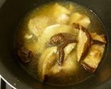 (^^)鶏肉と干しシイタケの酢入りスープ作り方5写真
