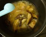 (^^)鶏肉と干しシイタケの酢入りスープ作り方6写真