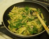 フェンネルとサバ缶の春パスタ作り方5写真
