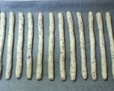 もちもち＊HMでごまチーズスティックパン作り方4写真