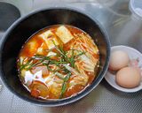 シーチキンキムチのスンドゥブ風作り方4写真