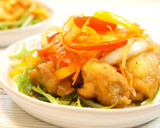 簡単！鶏肉と野菜の南蛮漬け作り方4写真