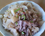 スライス大根と豚肉のにんにく醤油炒め作り方8写真
