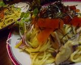 カラスミのカルボ！黄金色パスタ作り方10写真