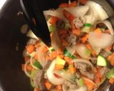 キヌアと野菜ゴロゴロ＆牛肉スープ作り方4写真