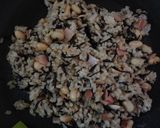 味噌バター風味☆大豆とひじきの玄米炒飯作り方3写真