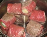 お弁当★太長葱の肉巻き・すき焼き風作り方7写真