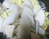 バターなしで白菜とかぶのクリームシチュー作り方6写真