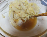 白菜とはごろも煮のレンジ蒸し作り方3写真