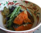 素揚げ野菜のおろし和え作り方4写真