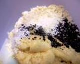 黒ごまとホワイトチョコの粒々クッキー作り方2写真