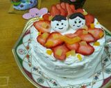 ♪雛祭り♪デコレーションケーキ作り方7写真