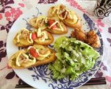 ベーコンポテトのタルティーヌ作り方3写真
