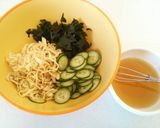 切り干し大根＊きゅうり＊ワカメの酢の物作り方3写真
