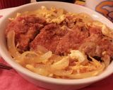 鶏むね肉でカツ丼作り方6写真
