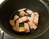 ♬玉ねぎ大豆とポークソーセージのスープ♬作り方3写真