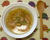 ♬玉ねぎ大豆とポークソーセージのスープ♬作り方7写真