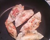☆残りおからポテサラ＋高菜で！焼き餃子☆作り方3写真