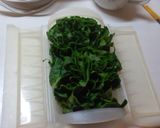 ほうれん草をルクエで蒸す作り方1写真