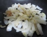 玉ねぎの卵とじウスターソース味作り方3写真