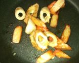 お弁当に！ちくわとカニカマのお好み風作り方3写真
