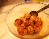 お弁当に♪簡単リメイクミートボール作り方2写真
