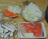 餅入り＾＾◎鮭のチャンチャン蒸し？焼き？作り方1写真