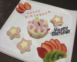 1歳の誕生日プレート☆デコレーション風♪作り方7写真