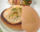 ♡パンdeカップグラタン♡作り方8写真