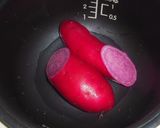 炊飯器レシピ　紫さつまいものきんとん作り方1写真