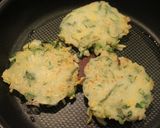離乳食後期～米粉と白菜のお好み焼き風作り方4写真