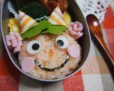 キャラ弁＊節分◎鬼の子弁当＊作り方4写真