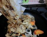 豚ロース肉の白味噌漬け☆蓮根しゃき炒め作り方7写真