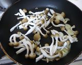 青梗菜とほたての塩バター炒め作り方2写真