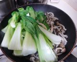 青梗菜とほたての塩バター炒め作り方3写真