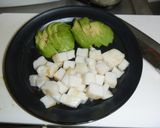 笹かまとアボガドのお刺身　わさび醤油味作り方3写真