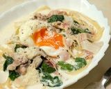 カルボナーラ風スープスパゲッティ作り方6写真