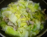塩麹で豚肉と白菜の水炊き作り方1写真