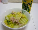 塩麹で豚肉と白菜の水炊き作り方2写真