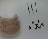 おにぎり　猫バージョン作り方2写真