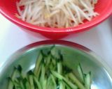 もやしとキュウリの中華風酢の物作り方1写真