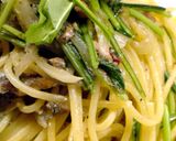 105円イワシの缶詰とゆで玉子のパスタ作り方8写真