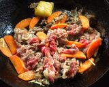 醤油麹で♢牛肉とこんにゃくの炒めもの作り方4写真