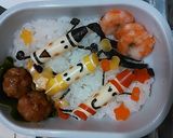 キャラ弁☆絵本「くろくん」　卵不使用作り方8写真