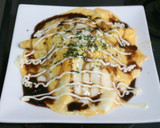 簡単おつまみ☆もやしdeお好み焼き風作り方4写真