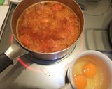 冷凍トマトの卵スープ作り方3写真