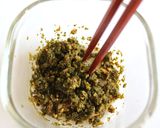 エコでおいしい～お茶がら(茶殻)のナムル作り方3写真