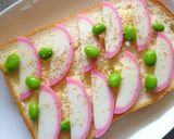 蒲鉾×玉葱の塩昆布おかか和トースト作り方3写真