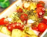 ✿じゃが芋とタコのローズマリー焼き✿作り方4写真